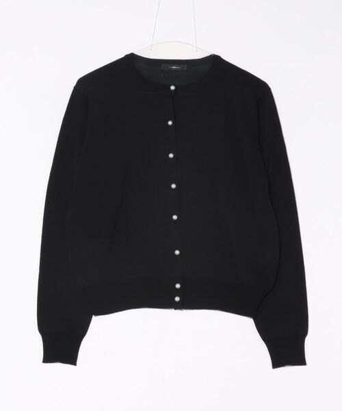 INTERPLANET（インタープラネット）の「【マシーンウォッシャブル・ＵＶ・接触冷感】パール釦クルーカーディガン（カーディガン/ボレロ・レディース・オフホワイト/グレー/ブラック/マルーン・FREE）」の17枚目の写真