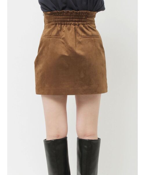 dazzlin（ダズリン）の「【セットアップ対応】コンパクトミニスカート（スカート・レディース・チャコールグレー/キャメル/ブラウン/ピンク/ベージュ・MEDIUM/SMALL）」の16枚目の写真