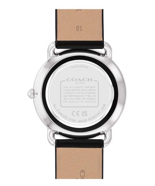 COACH（コーチ）の「「COACH/コーチ」エリオット 36mm SS ブラック