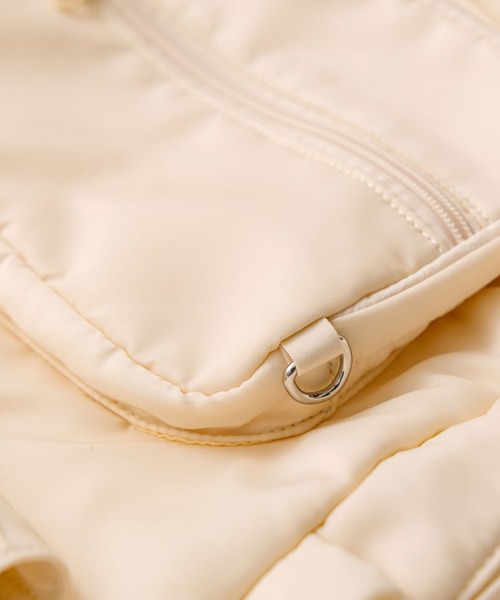 OLIVE des OLIVE（オリーブデオリーブ）の「ドロストポケットバックパック（バックパック/リュック・レディース・アイボリー/ブラック・FREE）」の9枚目の写真