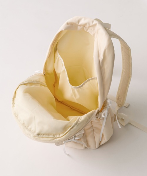 OLIVE des OLIVE（オリーブデオリーブ）の「ドロストポケットバックパック（バックパック/リュック・レディース・アイボリー/ブラック・FREE）」の14枚目の写真