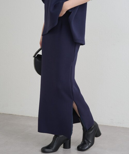 Lサイズも登場！】ポンチZIPタイトスカート（スカート）｜LOUNGEDRESS