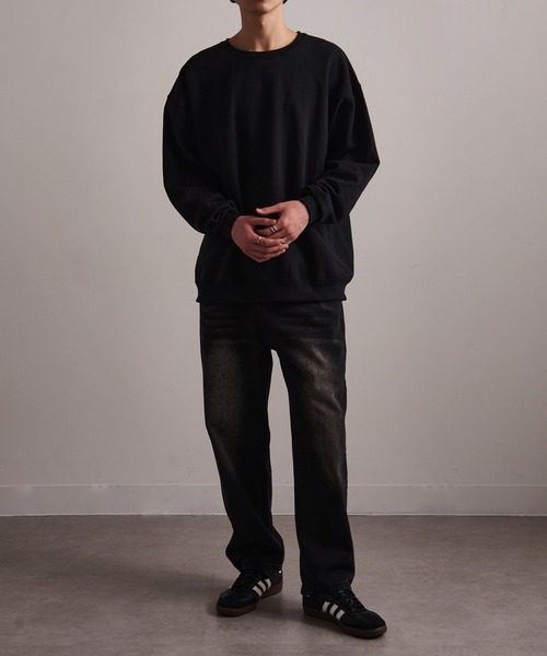 JERZEES（ジャージーズ）の「【JERZEES】NUBLEND スウェットシャツ ボックスシルエット ビッグシルエット オーバーサイズ UNTR（スウェット・メンズ・ホワイト/ネイビー/グレー/チャコールグレー/ブラック/アッシュ・S/M/L/XL）」の18枚目の写真