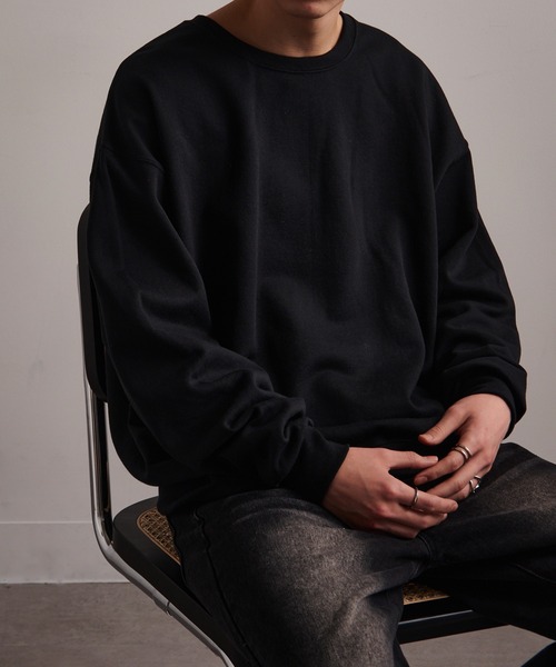 JERZEES（ジャージーズ）の「【JERZEES】NUBLEND スウェットシャツ ボックスシルエット ビッグシルエット オーバーサイズ UNTR（スウェット・メンズ・ホワイト/ネイビー/グレー/チャコールグレー/ブラック/アッシュ・S/M/L/XL）」の12枚目の写真