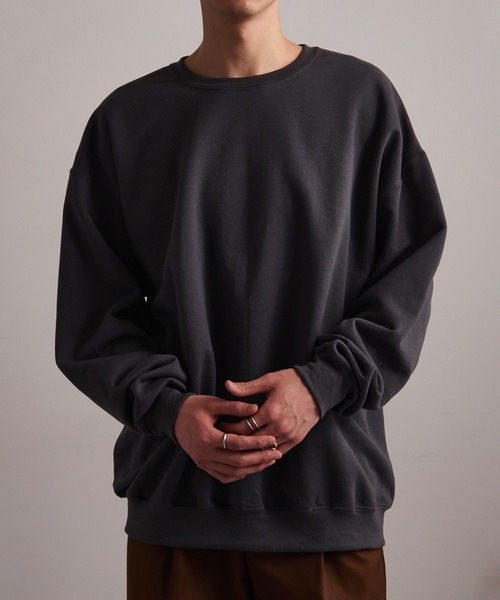 JERZEES（ジャージーズ）の「【JERZEES】NUBLEND スウェットシャツ ボックスシルエット ビッグシルエット オーバーサイズ UNTR（スウェット・メンズ・ホワイト/ネイビー/グレー/チャコールグレー/ブラック/アッシュ・S/M/L/XL）」の21枚目の写真