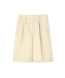 MACPHEE | ウールギャバジン タックハーフパンツ(その他パンツ)