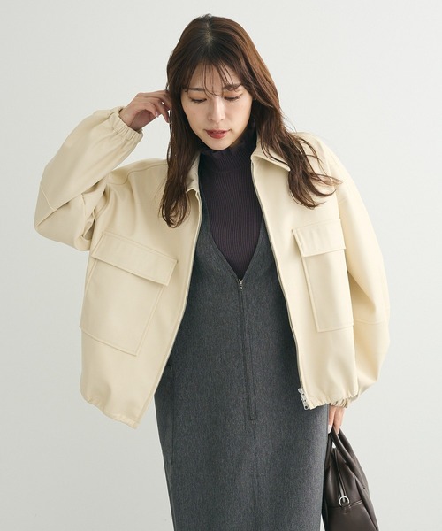モスラ2 ジャンバー Samansa Mos2（サマンサ モスモス）の「【Water less Linen