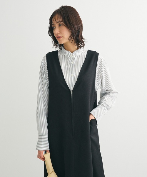 お値下げ♥PGG 　フード　ジャンバー　size1 セール】前後2WAYハーフZIPジャンパースカート（ジャンパー
