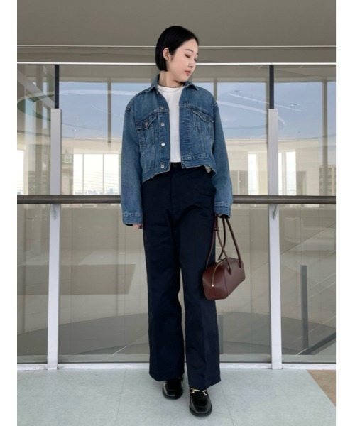 セール】【WEB限定00サイズ】ワイドチノパンツ【手洗い可能