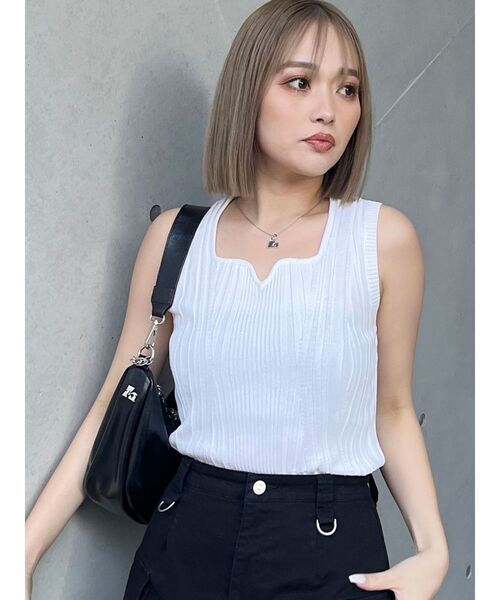 MURUA(ムルーア)の「オリジナルモチーフビジューネックレス(ネックレス・レディース・シルバー・FREE)」の3枚目の写真