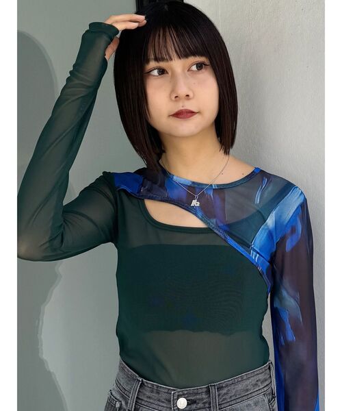 MURUA(ムルーア)の「オリジナルモチーフビジューネックレス(ネックレス・レディース・シルバー・FREE)」の7枚目の写真