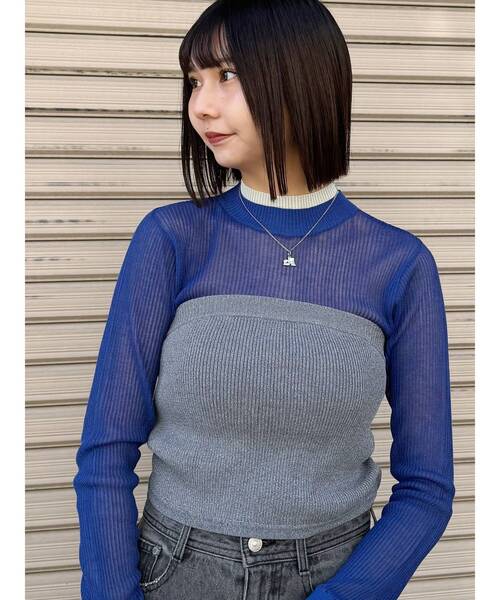 MURUA(ムルーア)の「オリジナルモチーフビジューネックレス(ネックレス・レディース・シルバー・FREE)」の8枚目の写真