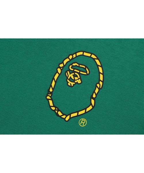A BATHING APE（アベイシングエイプ）の「APE ROPE CREWNECK SWEATSHIRT（スウェット・キッズ・グリーン/ブラック・120）」の6枚目の写真