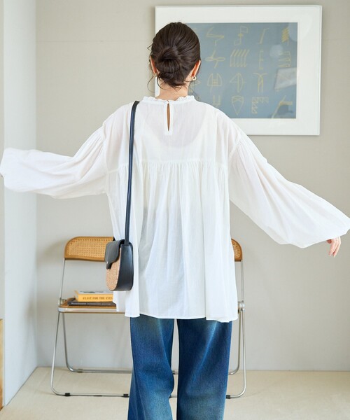 セール】限定展開 インド ピンタック ギャザー ロングスリーブ