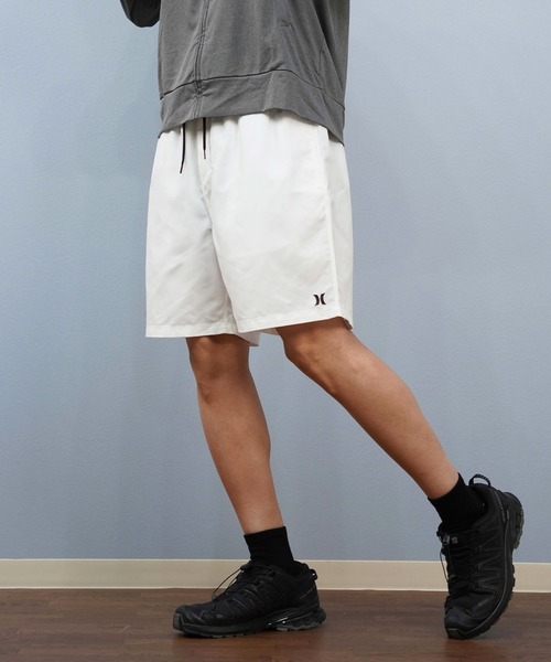 Hurley （ハーレー）の「Hurley/ハーレー 水着 海パン トランクス ボードショーツ 撥水 速乾 水陸両用 18インチ MBS07916（水着・メンズ・ブラック/ホワイト/オリーブ/カーキ/グレイッシュブルー・S/M/L）」の2枚目の写真