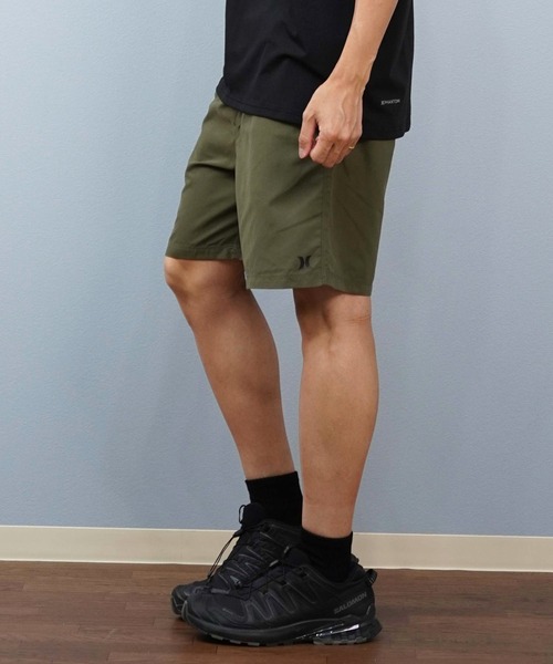 Hurley （ハーレー）の「Hurley/ハーレー 水着 海パン トランクス ボードショーツ 撥水 速乾 水陸両用 18インチ MBS07916（水着・メンズ・ブラック/ホワイト/オリーブ/カーキ/グレイッシュブルー・S/M/L）」の21枚目の写真