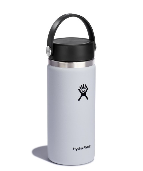 HYDRO FLASK(ハイドロフラスク)の「【HydroFlask/ハイドロフラスク】HYDRATION Wide Mouth/ワイドマウス/16oz(水筒・メンズ・ホワイト/ピンク/ベージュ/ブラック/セージグリーン/ブルー/ブラウン/インディゴブルー・フリー)」の10枚目の写真