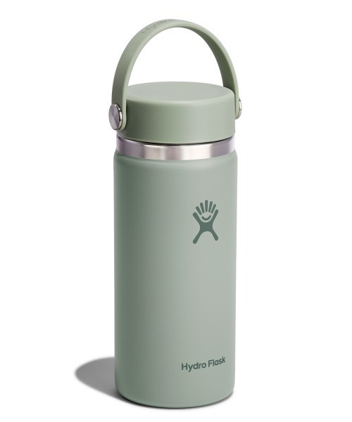 HYDRO FLASK(ハイドロフラスク)の「【HydroFlask/ハイドロフラスク】HYDRATION Wide Mouth/ワイドマウス/16oz(水筒・メンズ・ホワイト/ピンク/ベージュ/ブラック/セージグリーン/ブルー/ブラウン/インディゴブルー・フリー)」の12枚目の写真
