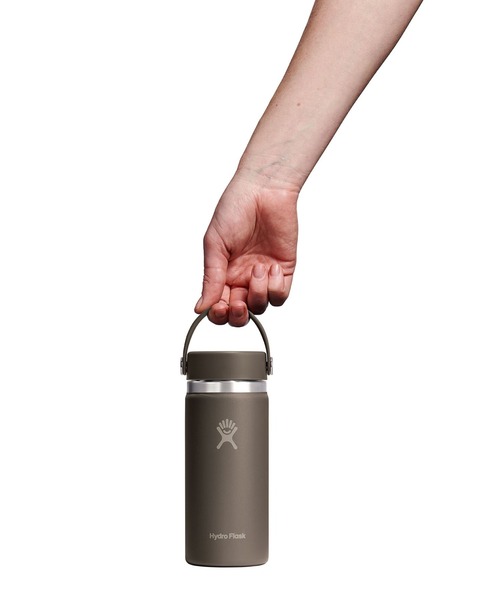 HYDRO FLASK(ハイドロフラスク)の「【HydroFlask/ハイドロフラスク】HYDRATION Wide Mouth/ワイドマウス/16oz(水筒・メンズ・ホワイト/ピンク/ベージュ/ブラック/セージグリーン/ブルー/ブラウン/インディゴブルー・フリー)」の18枚目の写真
