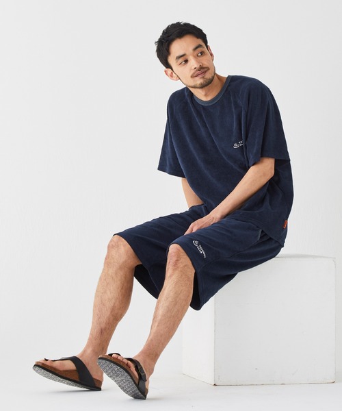 KRIFF MAYER（クリフメイヤー）の「TOTONOU CLUBサウナセット（ルームウェア/パジャマ・メンズ・グレー/ネイビー/ブラウン/レンガ/グリーン・SMALL/MEDIUM/LARGE/X-LARGE）」の4枚目の写真