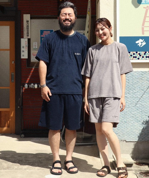 KRIFF MAYER（クリフメイヤー）の「TOTONOU CLUBサウナセット（ルームウェア/パジャマ・メンズ・グレー/ネイビー/ブラウン/レンガ/グリーン・SMALL/MEDIUM/LARGE/X-LARGE）」の18枚目の写真