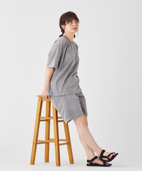 KRIFF MAYER（クリフメイヤー）の「TOTONOU CLUBサウナセット（ルームウェア/パジャマ・メンズ・グレー/ネイビー/ブラウン/レンガ/グリーン・SMALL/MEDIUM/LARGE/X-LARGE）」の14枚目の写真