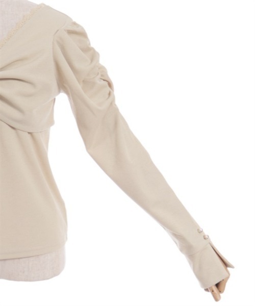 【人気完売品】MARTE 2wayリボントップス　Fサイズ　a573 2WAYリボントップス | レディース服・レディース