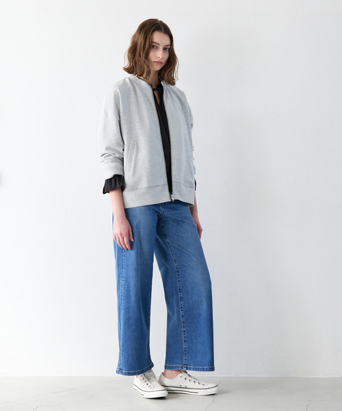 LOGEMENT DE CLAIRE(ロジュモンドクレール)の「【something/サムシング】LISA WIDE(デニムパンツ・レディース・インディゴブルー/ライトインディゴブルー・4/3/2)」の1枚目の写真
