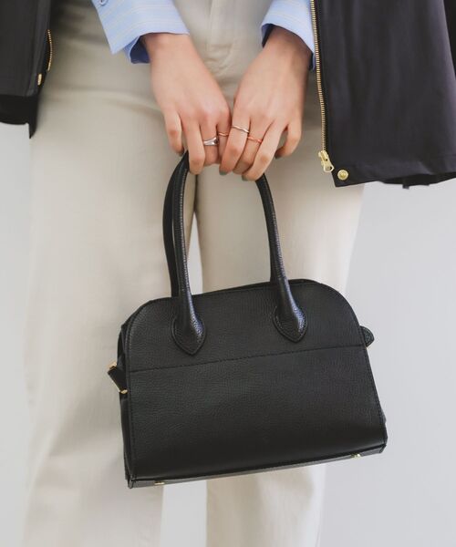 le.coeur blanc（ルクールブラン）の「MILLELAFIRENZE 2WAYレザーハンドバッグ（ハンドバッグ・レディース・モカ/ブラック・FREE）」の8枚目の写真