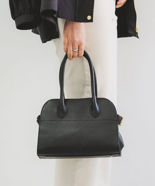 le.coeur blanc（ルクールブラン）の「MILLELAFIRENZE 2WAYレザーハンドバッグ（ハンドバッグ・レディース・モカ/ブラック・FREE）」の9枚目の写真