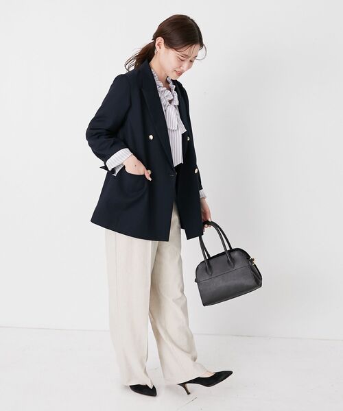 le.coeur blanc（ルクールブラン）の「MILLELAFIRENZE 2WAYレザーハンドバッグ（ハンドバッグ・レディース・モカ/ブラック・FREE）」の15枚目の写真