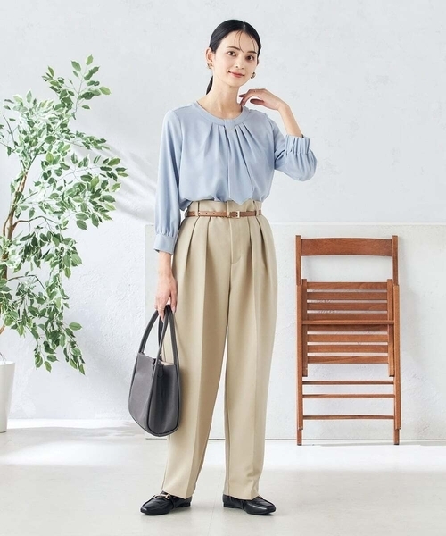 a.v.v（アーヴェヴェ）の「リバーシブルベルト（ベルト・レディース・アイボリー/ブラック・38）」の9枚目の写真