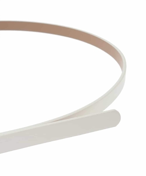 a.v.v（アーヴェヴェ）の「リバーシブルベルト（ベルト・レディース・アイボリー/ブラック・38）」の3枚目の写真