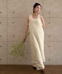 cepo | 〈セットアップ対応〉ニットコード刺繍キャミワンピース(ワンピース)