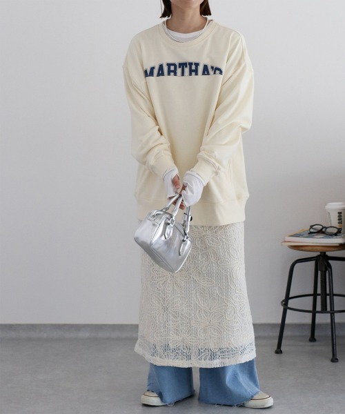 cepo（セポ）の「〈セットアップ対応〉ニットコード刺繍キャミワンピース（ワンピース・レディース・ブラック/オフホワイト・M）」の18枚目の写真