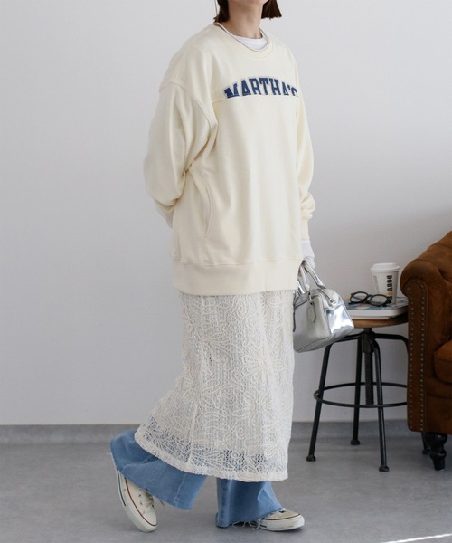 cepo（セポ）の「〈セットアップ対応〉ニットコード刺繍キャミワンピース（ワンピース・レディース・ブラック/オフホワイト・M）」の17枚目の写真