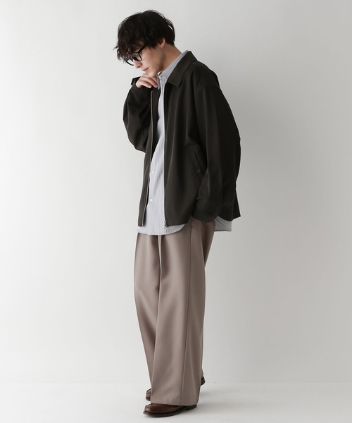 RAGEBLUE（レイジブルー）の「ラグイージー/総柄ドレープジャケット（ブルゾン・メンズ・グレー/ブラック系その他/ブルー系その他/ブラック・SMALL/MEDIUM/LARGE）」の6枚目の写真