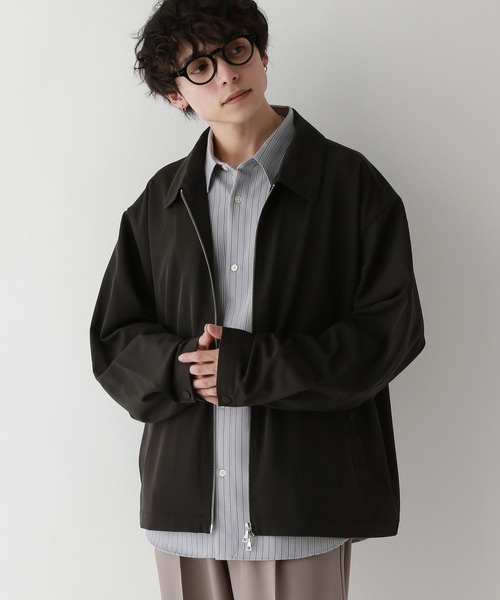 RAGEBLUE（レイジブルー）の「ラグイージー/総柄ドレープジャケット（ブルゾン・メンズ・グレー/ブラック系その他/ブルー系その他/ブラック・SMALL/MEDIUM/LARGE）」の7枚目の写真