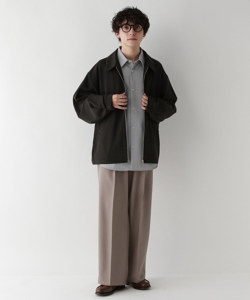 RAGEBLUE（レイジブルー）の「ラグイージー/総柄ドレープジャケット（ブルゾン・メンズ・グレー/ブラック系その他/ブルー系その他/ブラック・SMALL/MEDIUM/LARGE）」の5枚目の写真