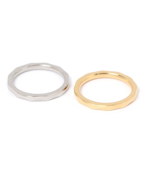 LAKOLE（ラコレ）の「ステンレスアングルリング / 318547（リング・レディース・その他1/その他2・FREE）」の3枚目の写真