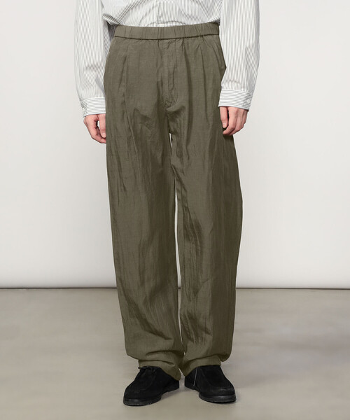 mando(マンド)の「mando | 〈別注〉イージートラウザーズ MEN(その他パンツ・メンズ・オリーブ/ブラック・2/3)」の14枚目の写真