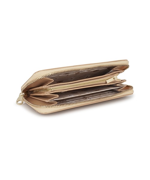 PAUL&JOE(ポールアンドジョー)の「PAUL & JOE ACCESSOIRES (ポール&ジョーアクセソワ) ラウンドファスナー長財布 PJA-W1161 スモールキャットフェイス(財布・レディース・ベージュ/ブラック/ピンク・FREE)」の18枚目の写真