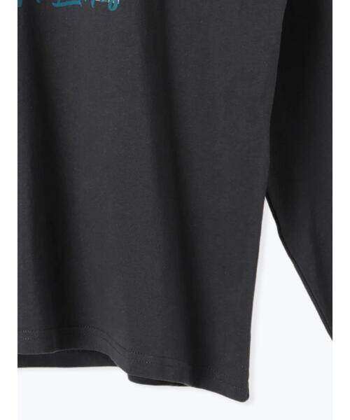 Samansa Mos2 blue（サマンサモスモスブルー）の「フォトプリントロンT（Tシャツ/カットソー・レディース・シルバーグレー/チャコールグレー/オフホワイト・F）」の8枚目の写真