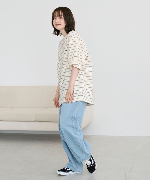 coen(コーエン)の「USAコットンcoenロゴボーダーTシャツ(Tシャツ/カットソー・メンズ・その他4/その他8/その他2/その他5・S/M/L/XL)」の9枚目の写真