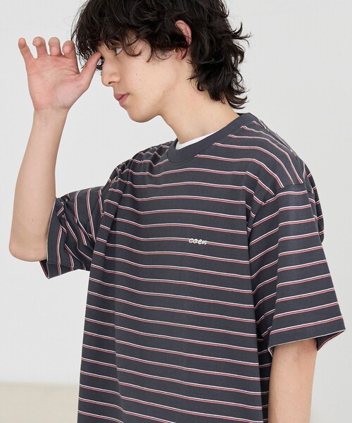 coen(コーエン)の「USAコットンcoenロゴボーダーTシャツ(Tシャツ/カットソー・メンズ・その他4/その他8/その他2/その他5・S/M/L/XL)」の10枚目の写真
