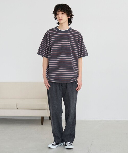 coen(コーエン)の「USAコットンcoenロゴボーダーTシャツ(Tシャツ/カットソー・メンズ・その他4/その他8/その他2/その他5・S/M/L/XL)」の12枚目の写真