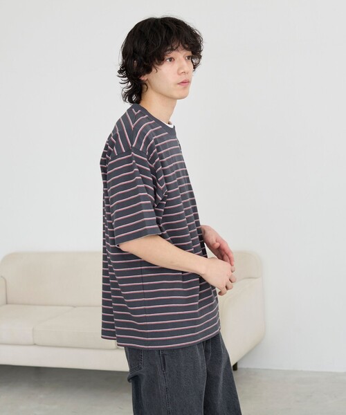 coen(コーエン)の「USAコットンcoenロゴボーダーTシャツ(Tシャツ/カットソー・メンズ・その他4/その他8/その他2/その他5・S/M/L/XL)」の13枚目の写真