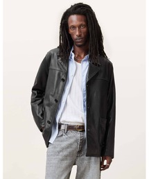 ALLSAINTS（オールセインツ）の「LUCAS LEATHER COAT | LUCAS レザー コート（その他アウター）」