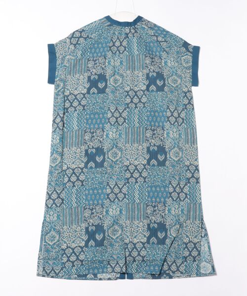 チチカカ（チチカカ）の「サシコ風パッチプリントワンピース（ワンピース・レディース・マスタード/ブルー/レッド・FREE）」の14枚目の写真