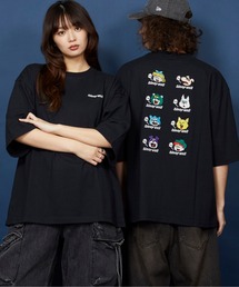 unrelaxing | オーバーサイズ 刺繍 Tシャツ 綿100% /embroidery oversize T-shirt(Tシャツ/カットソー)